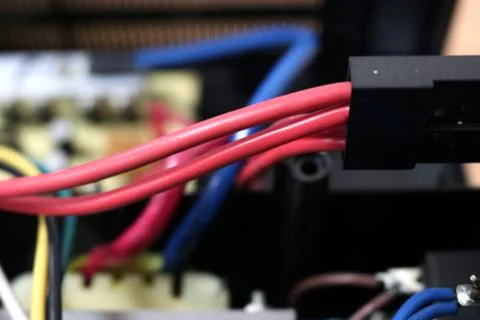 A series of cables Stock Photos