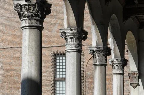 Series of classical columns 스톡 사진