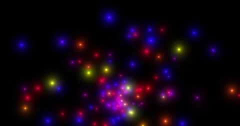 A series of explosions of bright fireworks Stock Footage 306451774