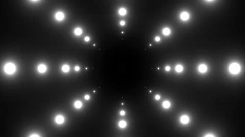 A series of lights simulating a light tunnel.  Stock Footage 59807395