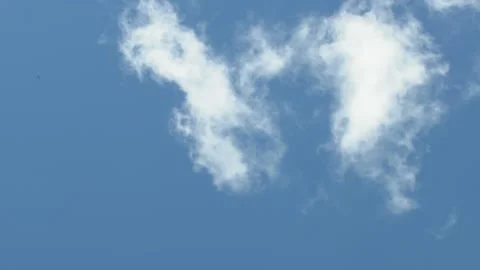 Series SKY CLEAR beautiful cloud Blue sky with clouds 4K sun Time lapse clouds Stock Footage 135451889