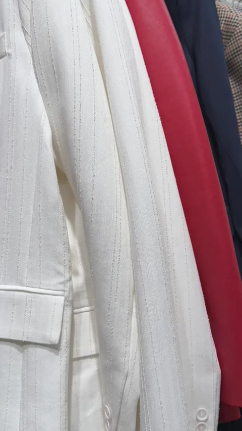 Series of stop motion clips showcasing a variety of clothes, creating a dynam Video stock 305390101