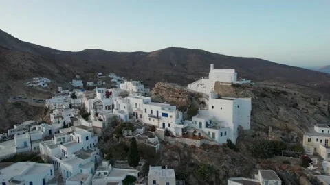 Serifos Island Chora of Serifos, Greece Stock Footage 221761153
