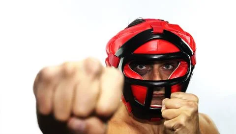 Serious boxer Stock Photos