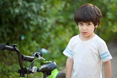 Serious boy Stock Photos