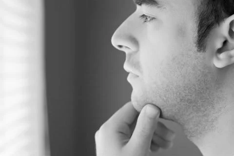Serious Contemplation Stock Photos