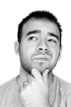 Serious Contemplation Stock Photos