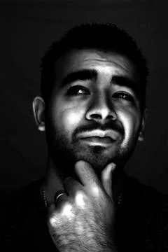 Serious Contemplation Stock Photos