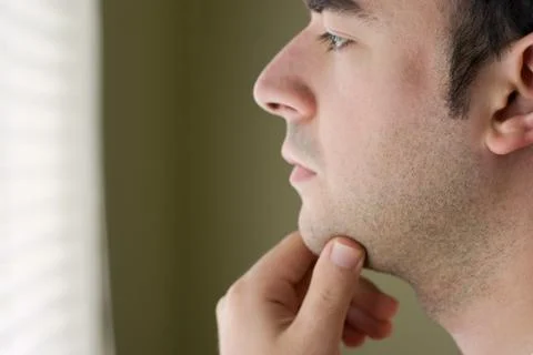 Serious Contemplation Stock Photos