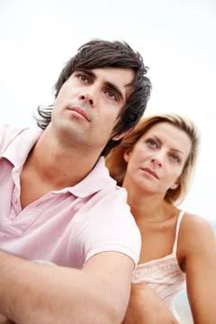 Serious couple Stock Photos