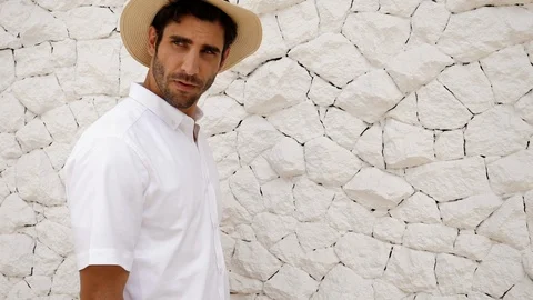 Serious guy Video stock 89560387