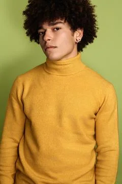 Serious hispanic man looking at camera Stock Photos