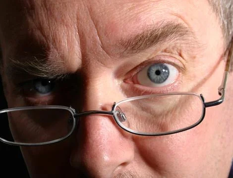 Serious look Stock Photos