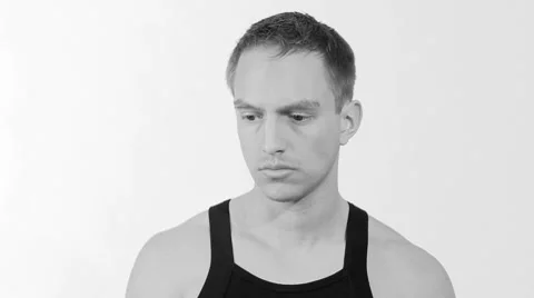 Serious Man Stock Footage 7901603