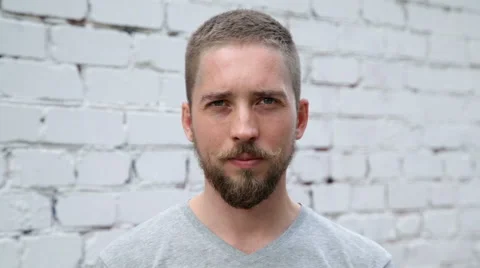 Serious man looking at the camera Stock Footage 67310796