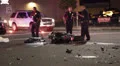 Serious Motorcycle Accident HD Footage