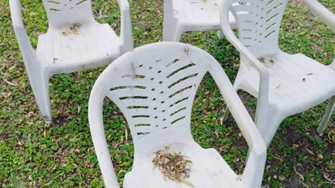 Serious problem of environment pollution with abandoned plastic Stock Footage 288453122