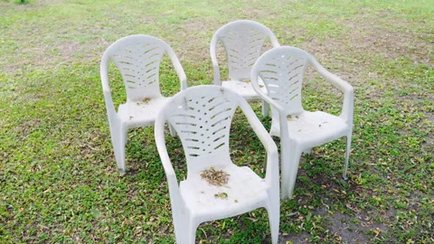 Serious problem of environment pollution with abandoned plastic because of human Stock Footage 302195917