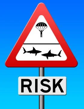 Serious risk Stock Illustration