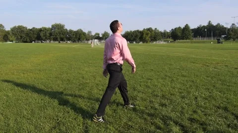 Serious Soccer Stock Footage 41215307