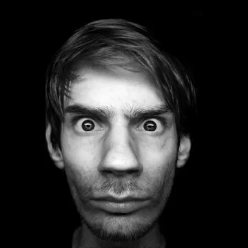 Serious stare Stock Photos