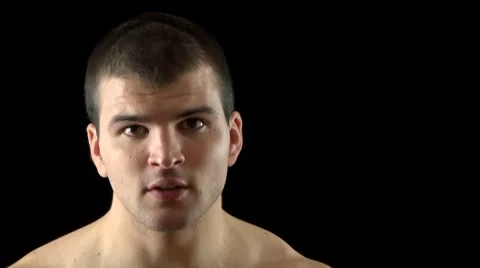 Serious Young Man Stock Footage 7902238