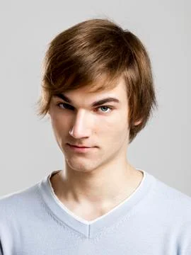 Serious young man Stock Photos