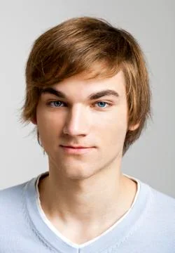 Serious young man Stock Photos