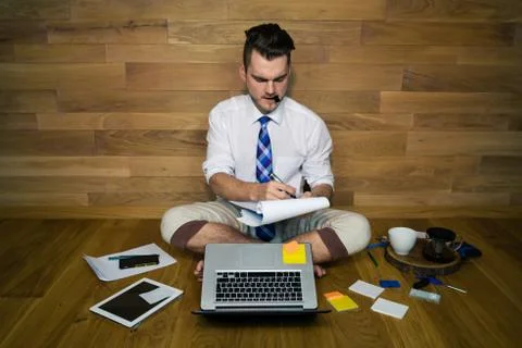 Serious young man Foto stock