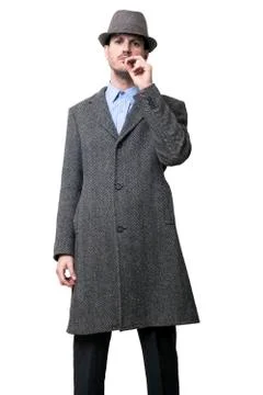 Seriously smoking Stock Photos