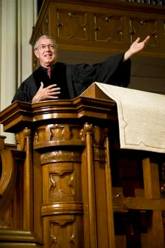 Sermon Foto stock