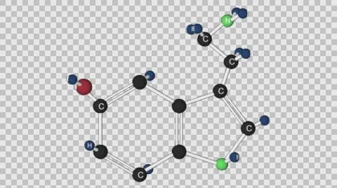 serotonin molecule structure