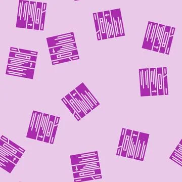 Serp search engine results page glyph vector seamless pattern Illustrazione stock