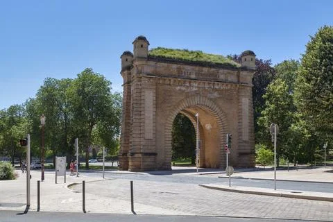 The Serpenoise Gate in Metz Stock Photos
