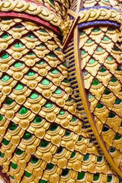 Serpent statue texture Stock Photos