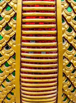 Serpent statue texture Stock Photos