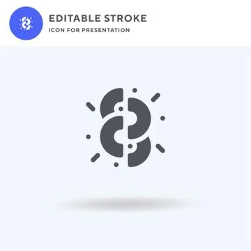 Serpentine icon vector, filled flat sign, solid pictogram isolated on white イラスト素材