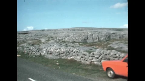 Serpentine road between the stones Stock Footage 274155338