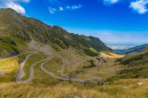 Serpentine road Stock Photos