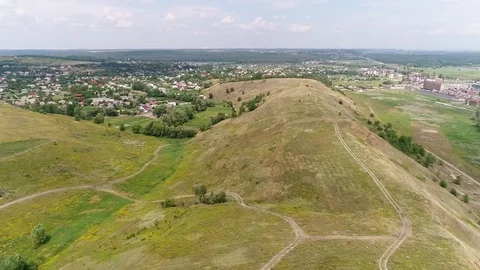 Serpentine trees in ukraine. Stock Footage 78649919