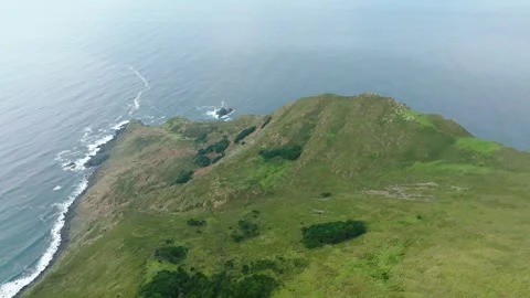 Serra da Capelada In The province Of A Coruna, Galicia, Spain. Aerial Shot Stock Footage 252271506