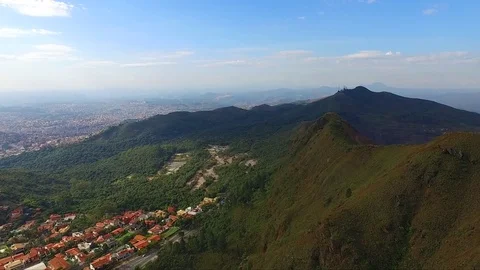Serra do Curral In Belo Horizonte, Brazil Stock Footage