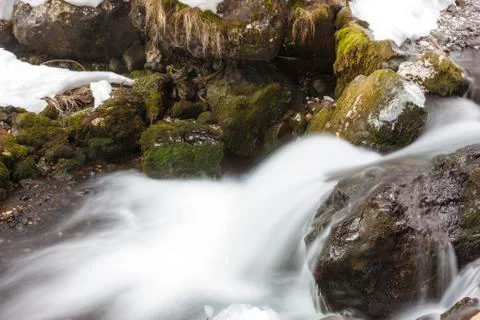 The Serrai di Sottoguda in the Dolomites Stock Photos