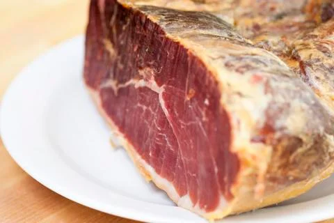 Serrano ham Stock Photos