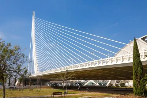 Serreria Bridge, Valencia Stock Photos