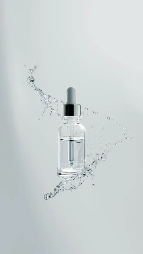 Serum bottle Video stock 332719928