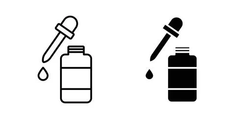 Serum icon vector art Illustrations Stock Illustration
