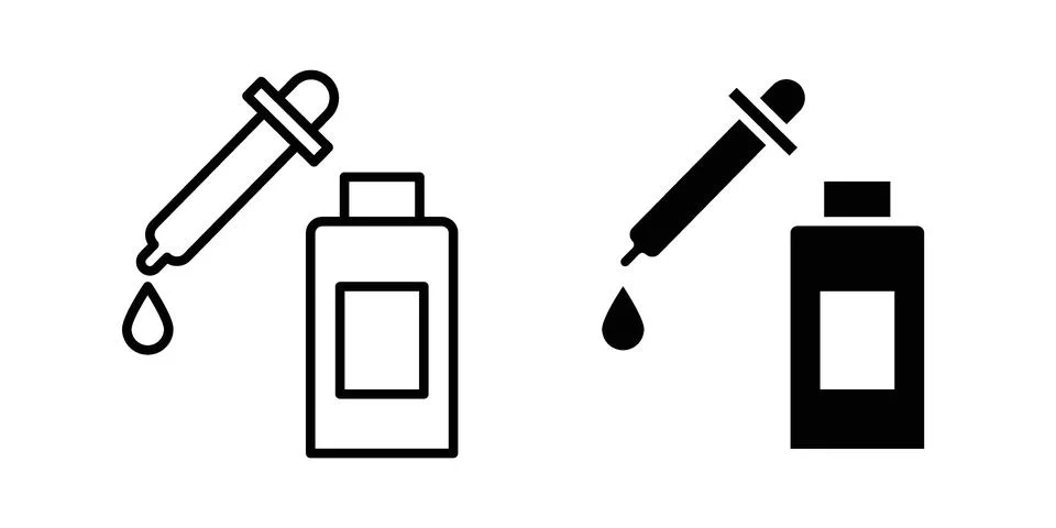 Serum icon vector design illustrations Stock Illustration
