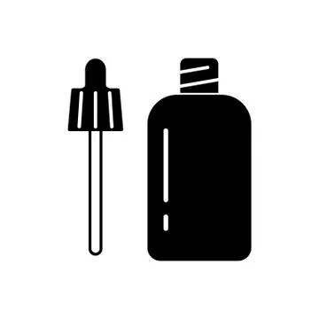 Serum skin icon element of make up icon for mobile concept and web apps. Thin Stock Illustration