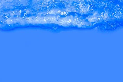Serum texture close up. Clear blue liquid gel background. Transparent beauty Stock Photos